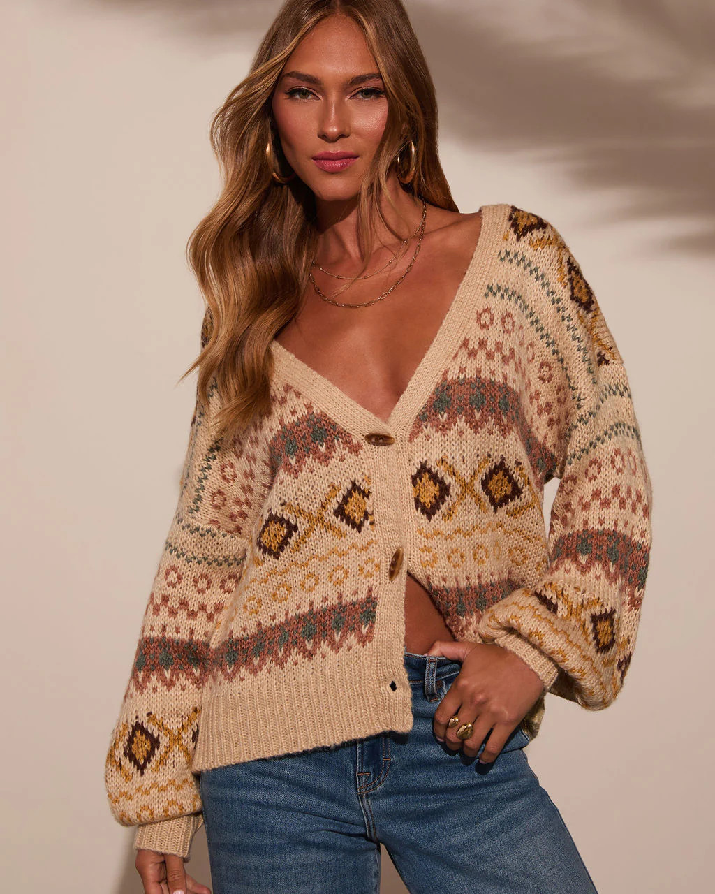 Dream Maker Abstract Knit Cardigan | VICI