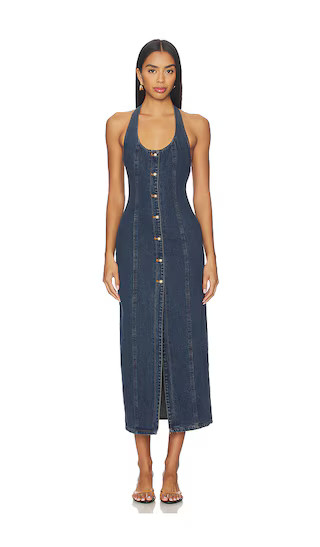 Kenny Maxi Dress in Indigo | Revolve Clothing (Global)