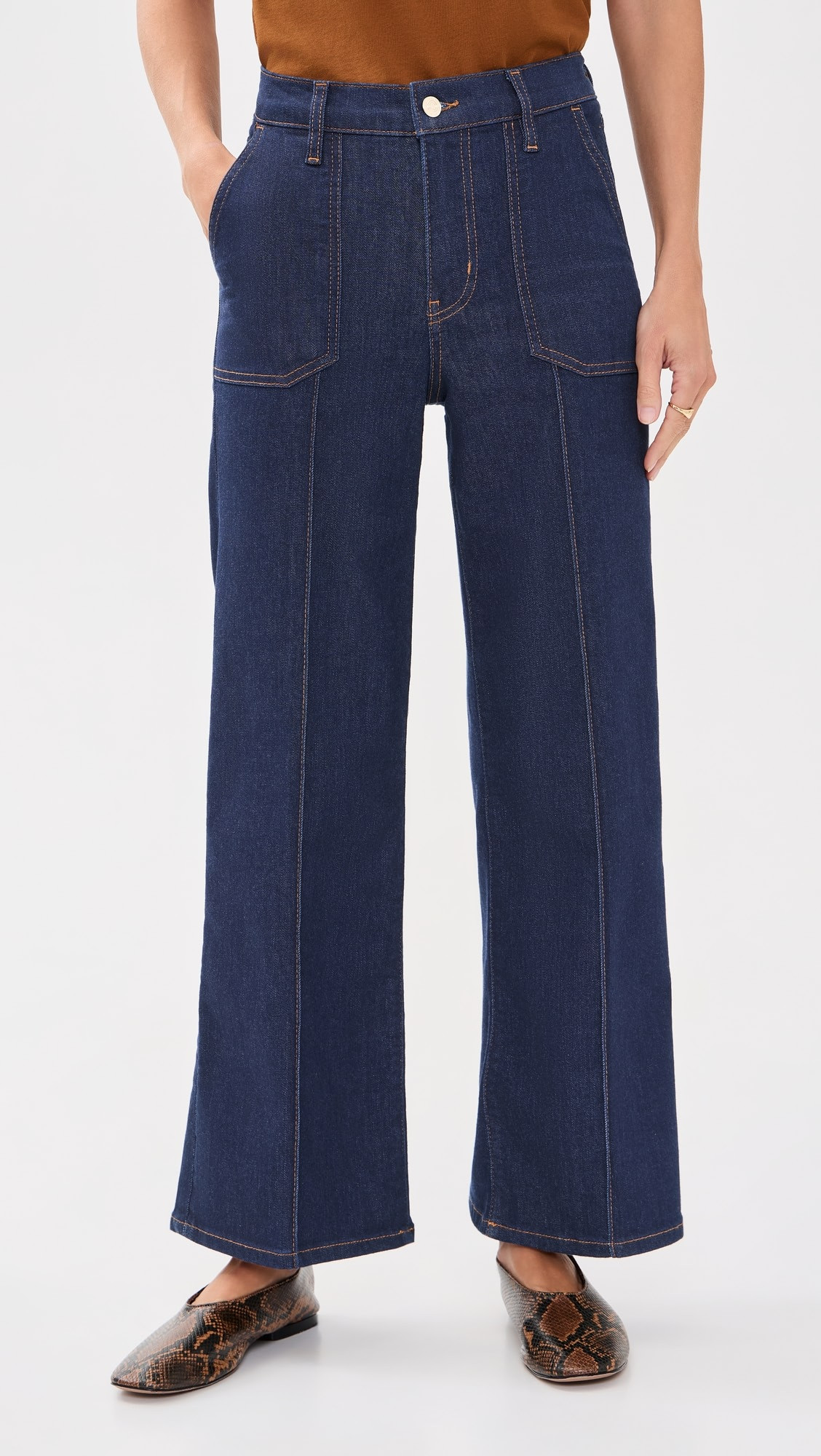 Le Pixie Slim Petite Palazzo Jeans | Shopbop