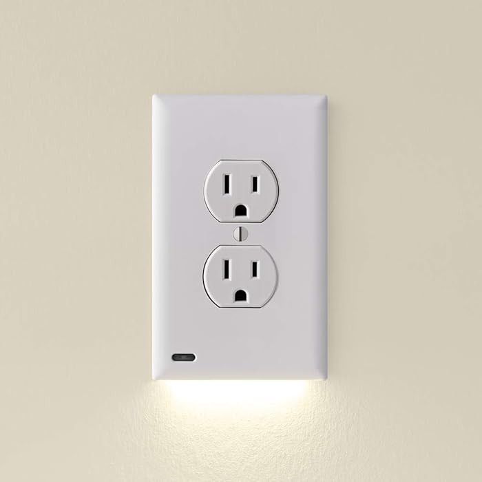 Single - SnapPower GuideLight [For Duplex Outlets] - Replaces Plug-In Night Light - Electrical Re... | Amazon (US)