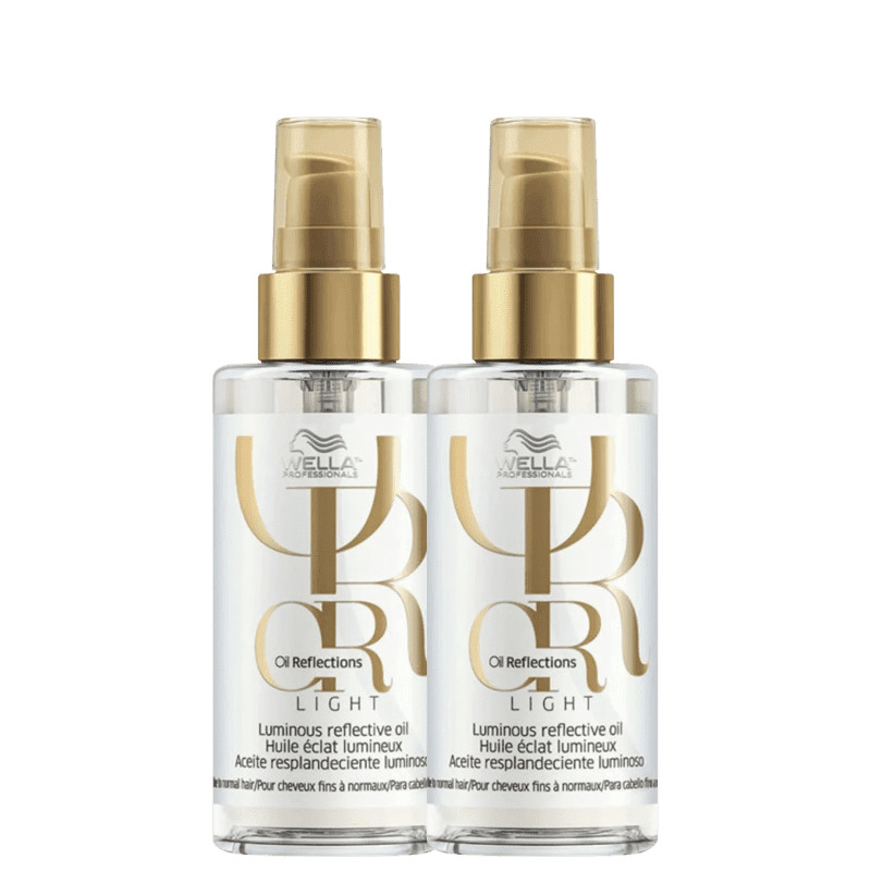 Kit Wella Professionals Oil Reflections Light Double Shine Care (2 Unidades) | Beleza Na Web (BR)
