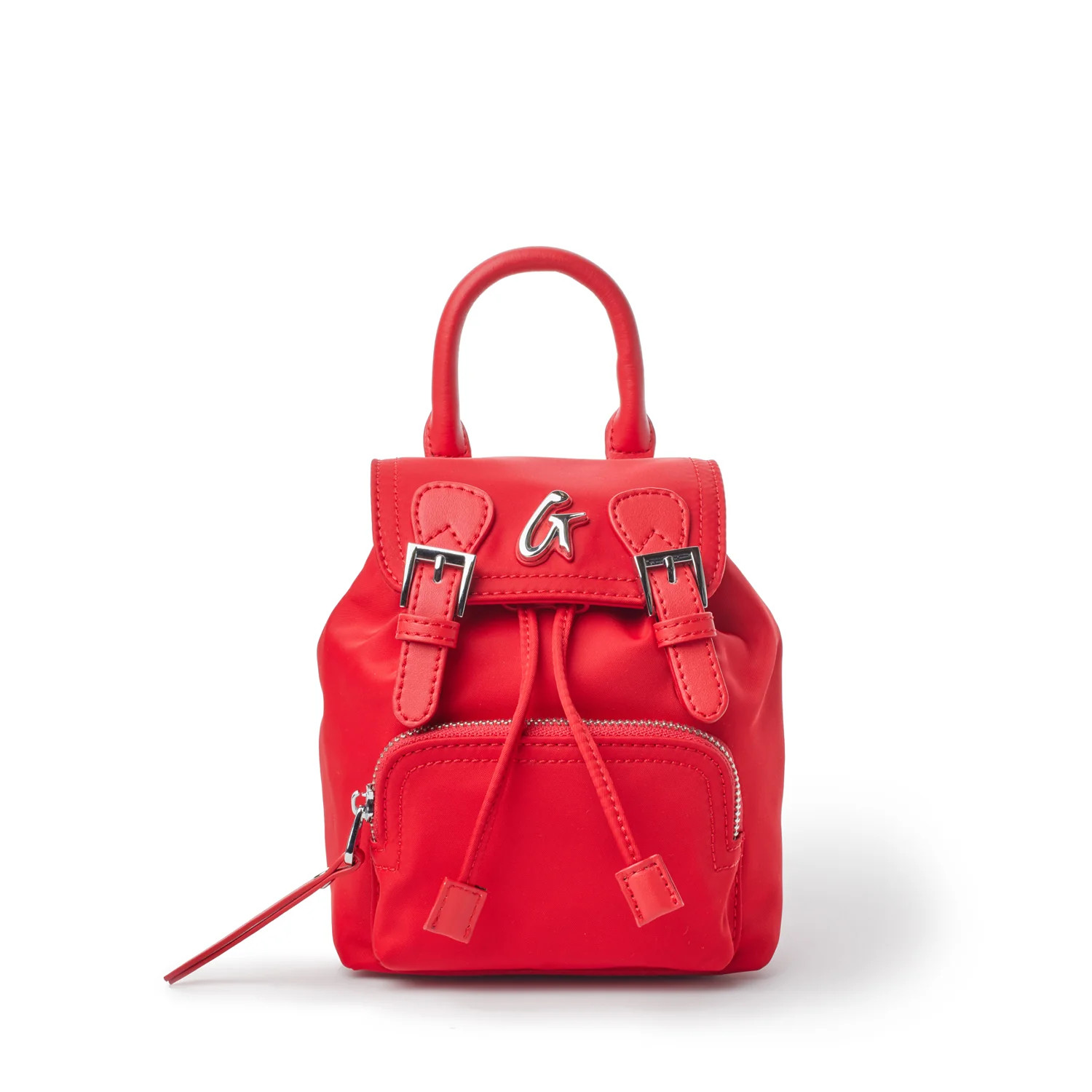 NYLON MINI BACKPACK RED | Glam-Aholic Lifestyle