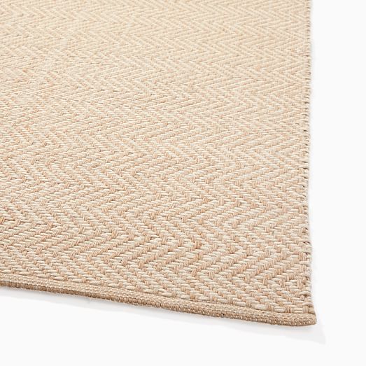 Rope Herringbone Indoor/Outdoor Rug | West Elm (US)