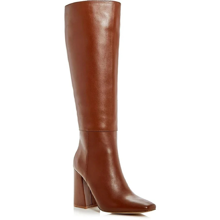Aqua Womens Flair  Leather Square Toe Knee-High Boots | Walmart (US)