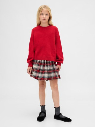 Kids Plaid Bubble Skirt | Gap (US)