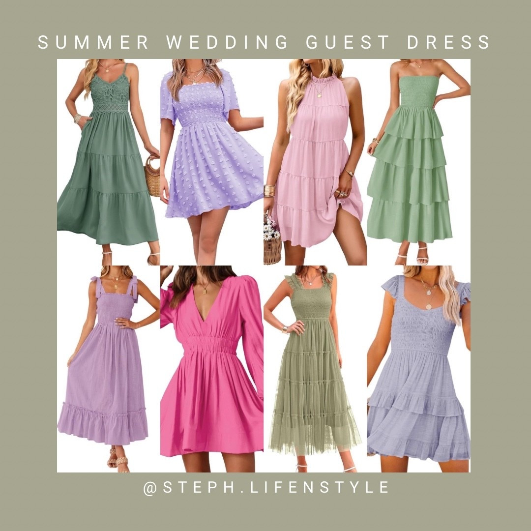 Summer wedding guest dresses!! ☀️🩷
All of these dresses come in so many other colors too!! 🤩
#wedding #weddingguest #weddingguestdress #summer #summerwedding #summerdress #fun #colorful #bright #summercolors #pretty #amazon #like #comment #save #share #follow 

#LTKWedding #LTKFindsUnder50 #LTKParties