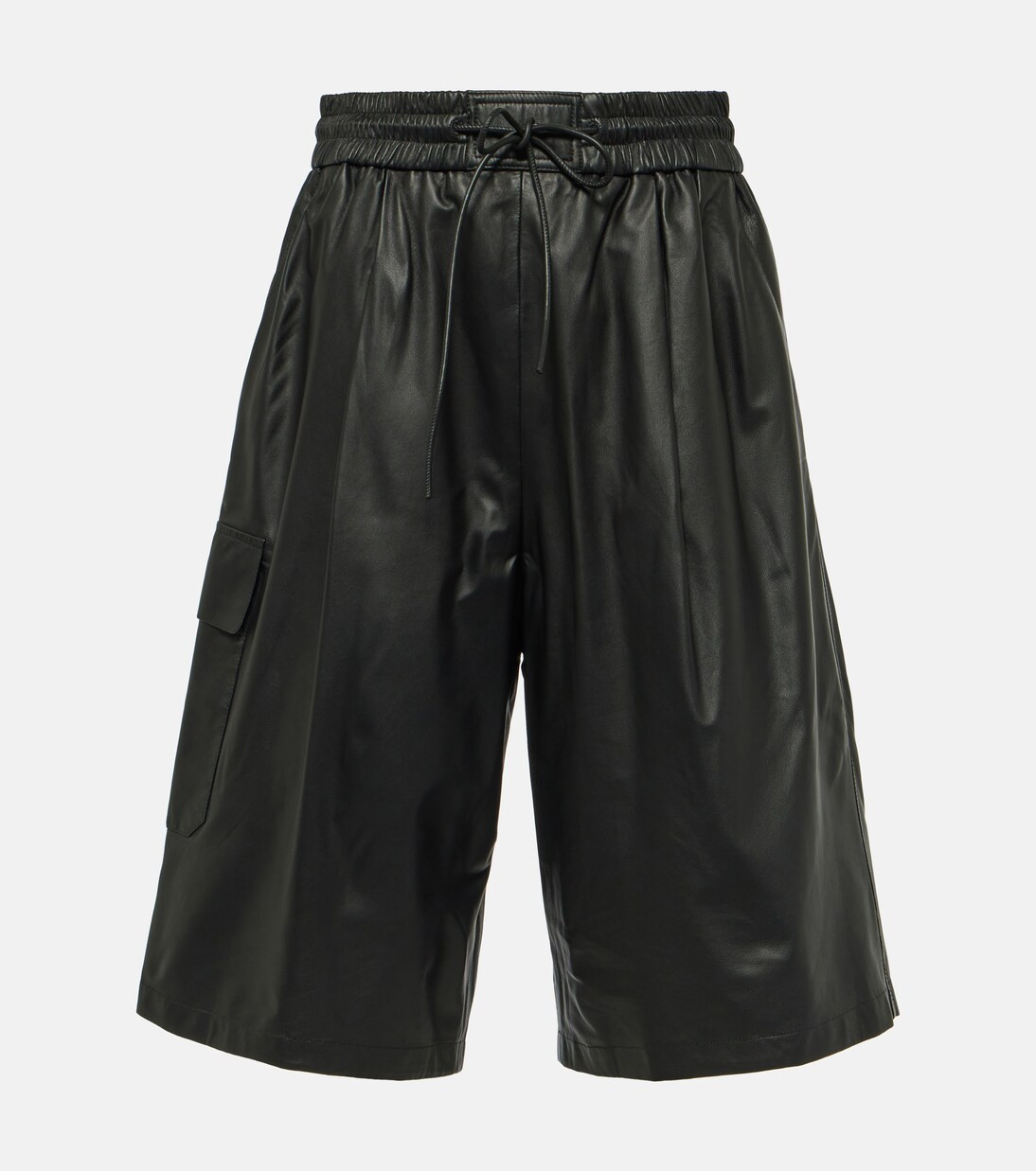 Leather Bermuda shorts | Mytheresa (UK)