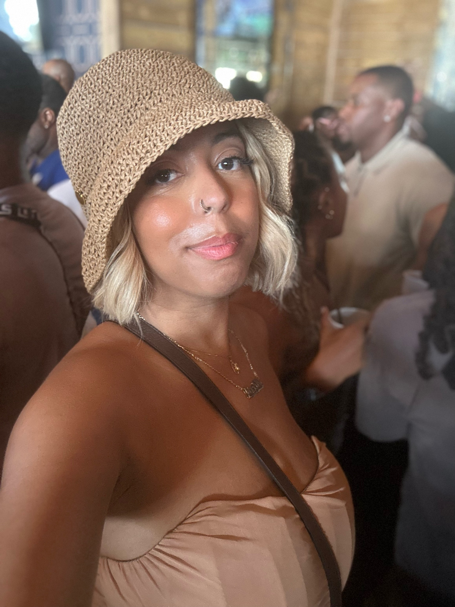 This straw crocheted bucket hat is the cutest! 

#LTKSeasonal #LTKstyletip #LTKunder100