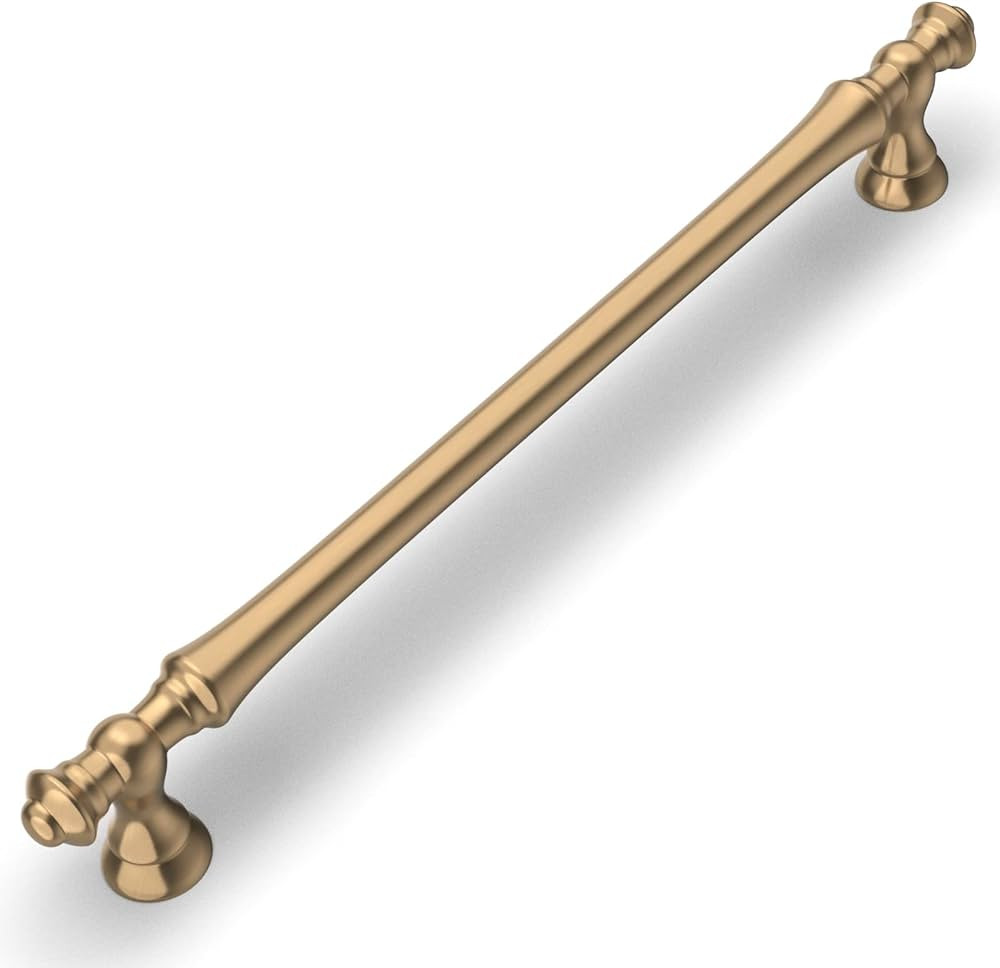 Amerdeco 10 Pack Champagne Bronze Cabinet Pulls 7.5 Inch(192mm) Hole Center Cabinet Hardware Kitc... | Amazon (US)