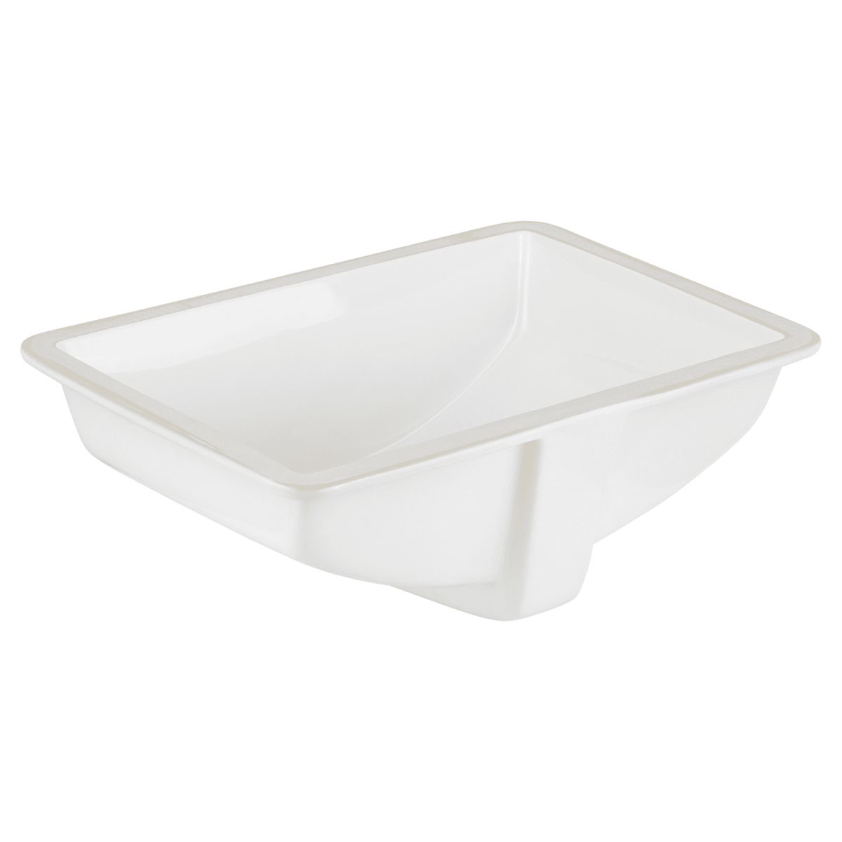 Signature Hardware 447959 White Myers 21" Vitreous China Undermount Bathroom Sink - Glazed Unders... | Build.com, Inc.