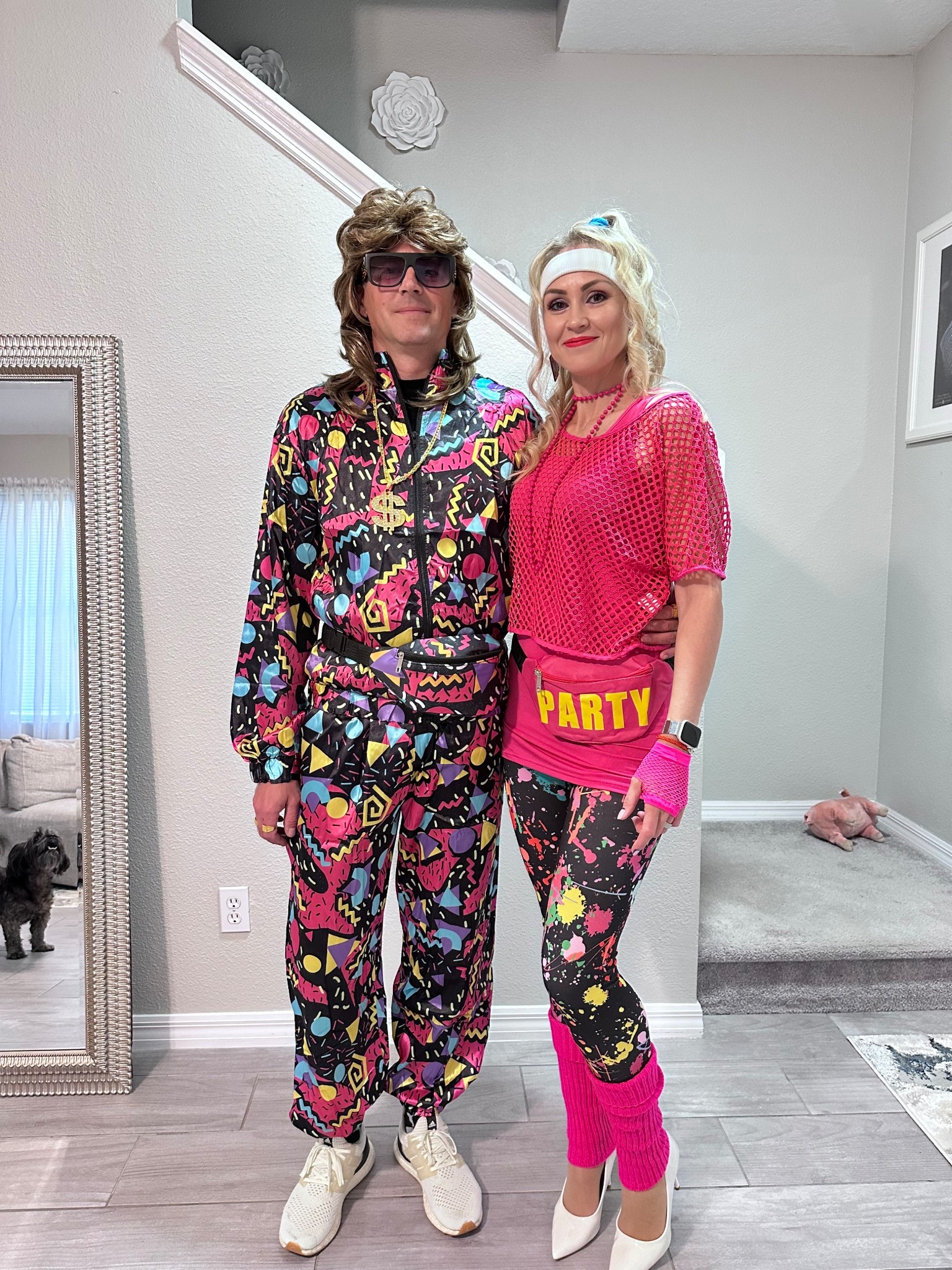 Back to 80s man costume