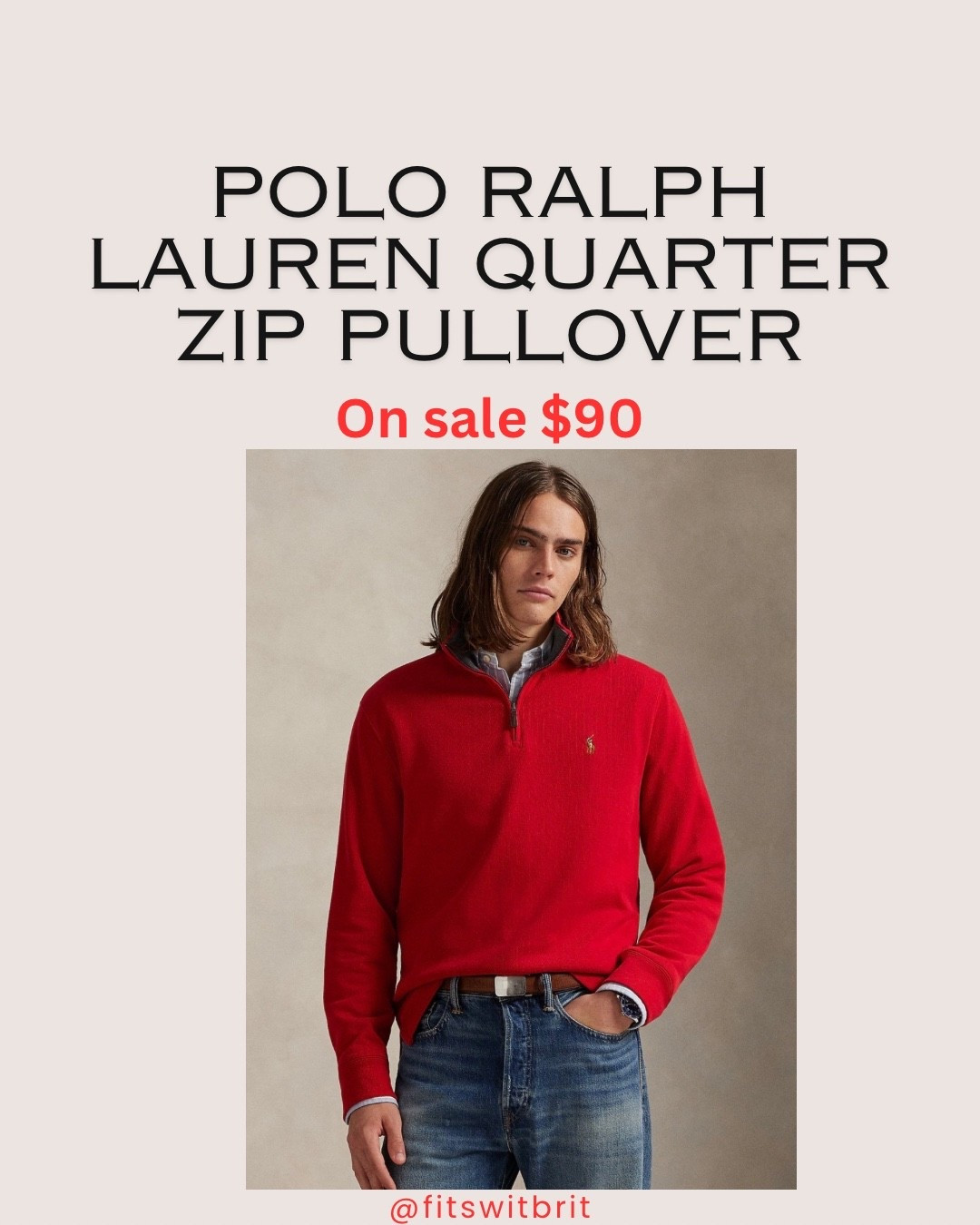 Men’s Polo Ralph Lauren Quarter Zip Pullover on sale in several colors and prints $90. 

#LTKMens #LTKSaleAlert #LTKGiftGuide