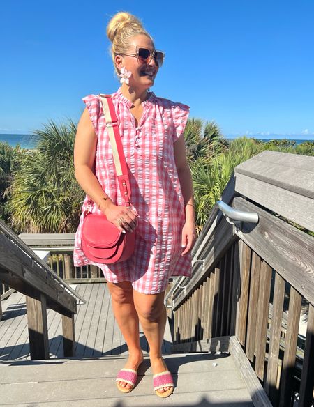 Pink summer dress, picnic dress, pink dress, beachy casual, boho style, casual style, summertime looks, summer fashion, slides, sandals


#pinkdress
#pinkdresses
#pinksummerdress
#pinksummerdresses
#pinkminidress
#pinkminidresses
#pinksummerminidress
#pinksummerminidresses


Wearing a medium. Fits true to size. It’s adorable and love the pattern!

#LTKseasonal #LTKtravel #LTKshoecrush #LTKstyletip #LTKitbag #LTKcurves #LTKunder100 #LTKunder50 #LTKsalealert #LTKgiftguide #LTKswim #LTKFind #LTKU