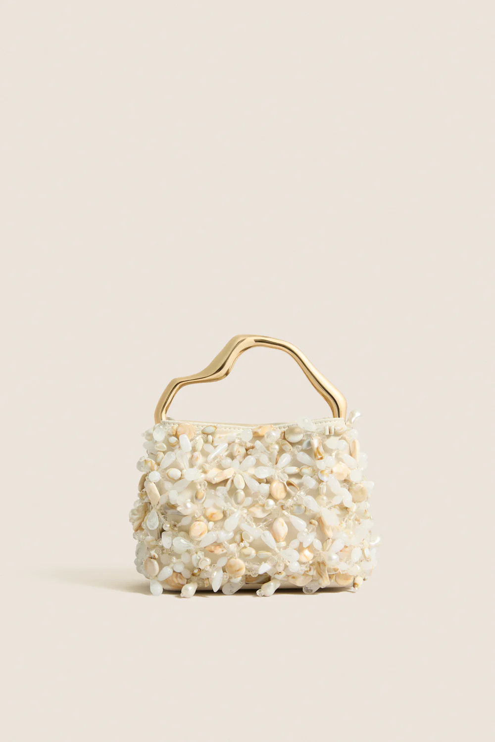 Off White Multi Solene Mini Top Handle | Tuckernuck (US)