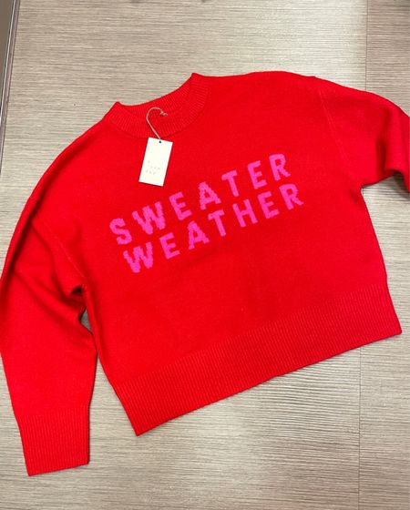 #sweaterweater #redsweater #softsweater #gift #giftsforher #target #fall #warm #cozy #winter #sweaterweatherslogan #comfy 

#LTKGiftGuide #LTKHoliday #LTKSeasonal