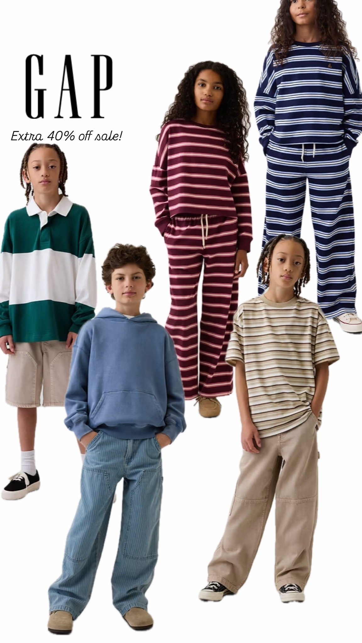 Back to school STEALS right now @gap and we’re thrilled over the savings.

#LTKdayinmylife #LTKgrwm #LTKKids