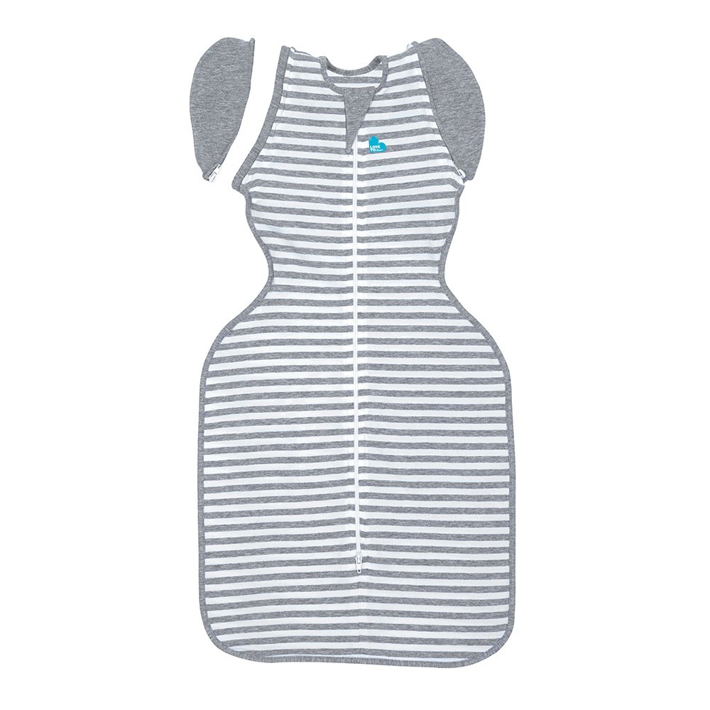 Love To Dream Swaddle UP Transition Bag Adaptive Original Swaddle Wrap - Gray Stripe - M | Target