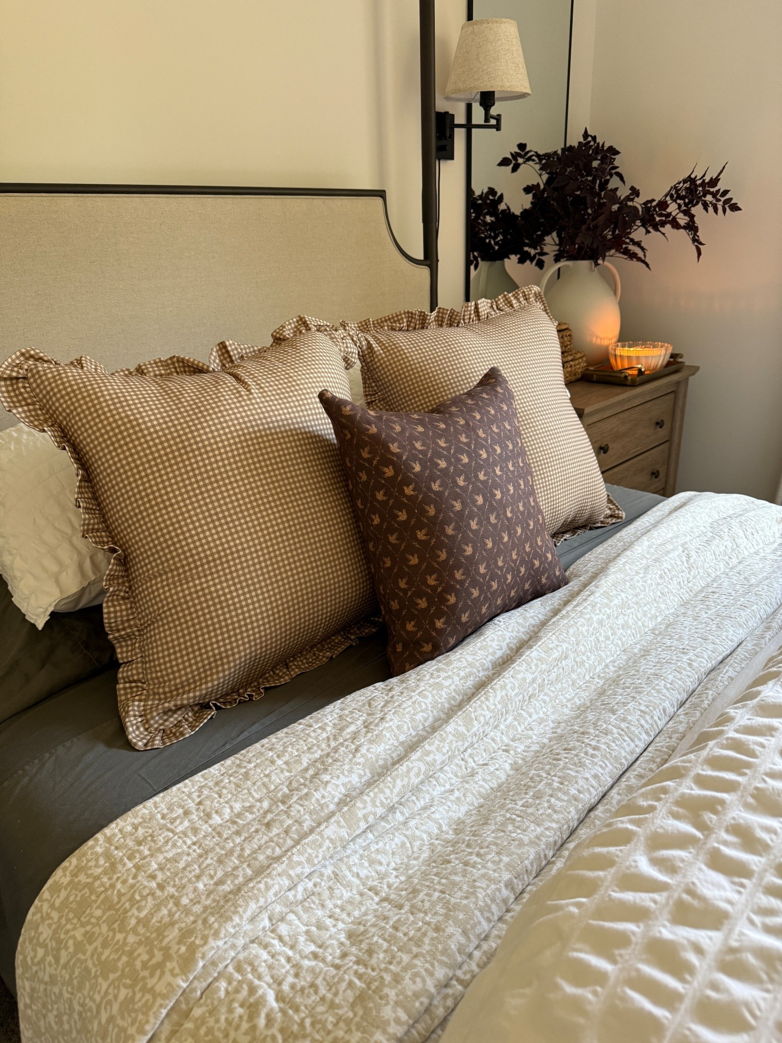 My biggest secret to a cozy bedroom? Affordable designer pillows! I’m loving this new Christmas pairing for our guest room! 😍

#LTKHome #LTKHoliday #LTKStyleTip