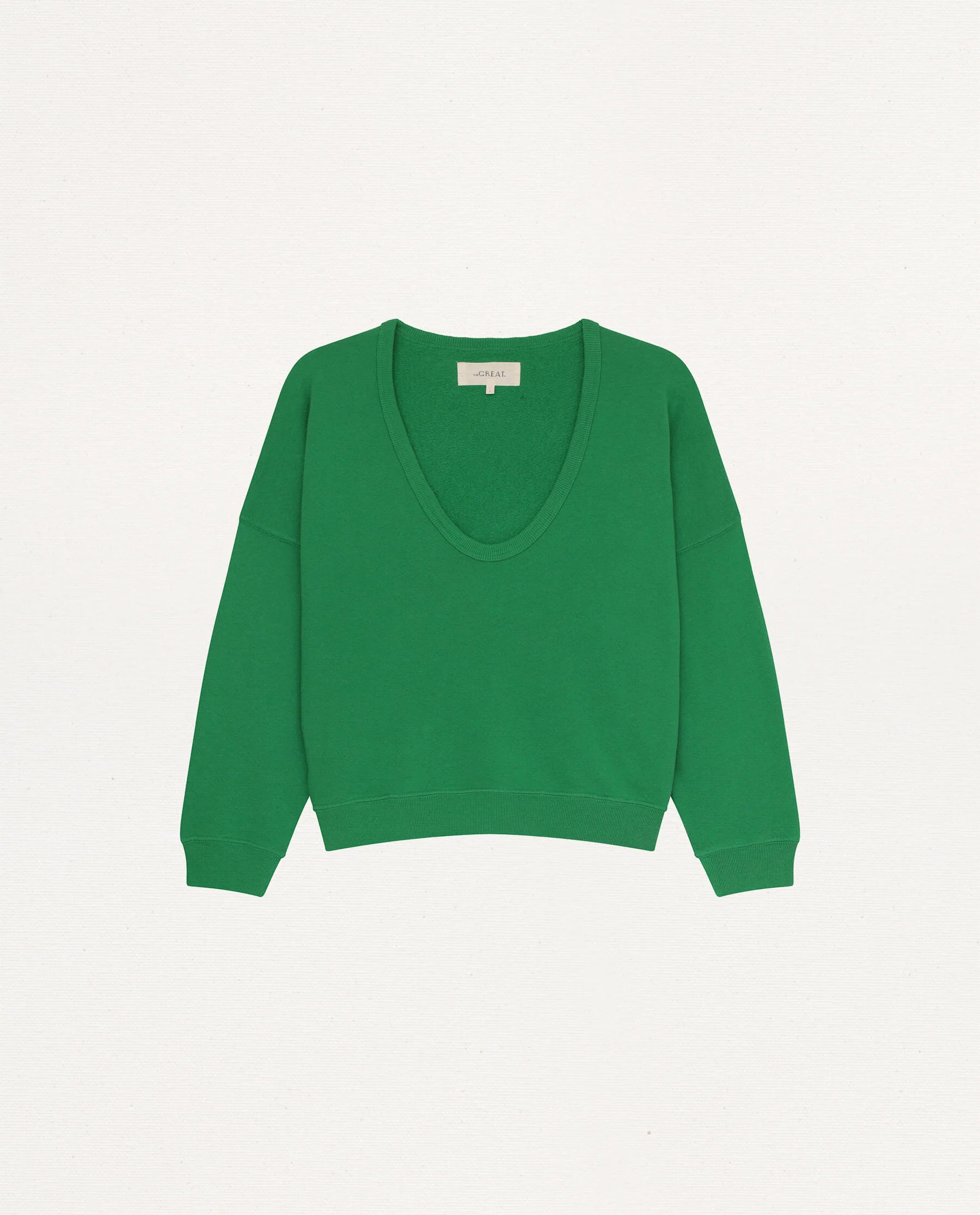 The U-Neck Teammate Sweatshirt. | THE GREAT.