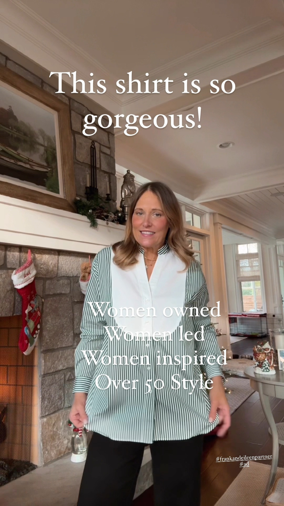 Have Santa bring you something from Frank and Eileen! It is women owned and women designed, everything T and T loves! They have 100% women leadership and are proud to pledge $10 million over the next 10 years to nurture the female leaders of tomorrow. Their clothing is sustainable and is slow fashion. These are investment pieces to last a lifetime. 

@frankandeileen
#ad #frankandeileenpartner



#LTKHoliday #LTKWatchNow #LTKOver40