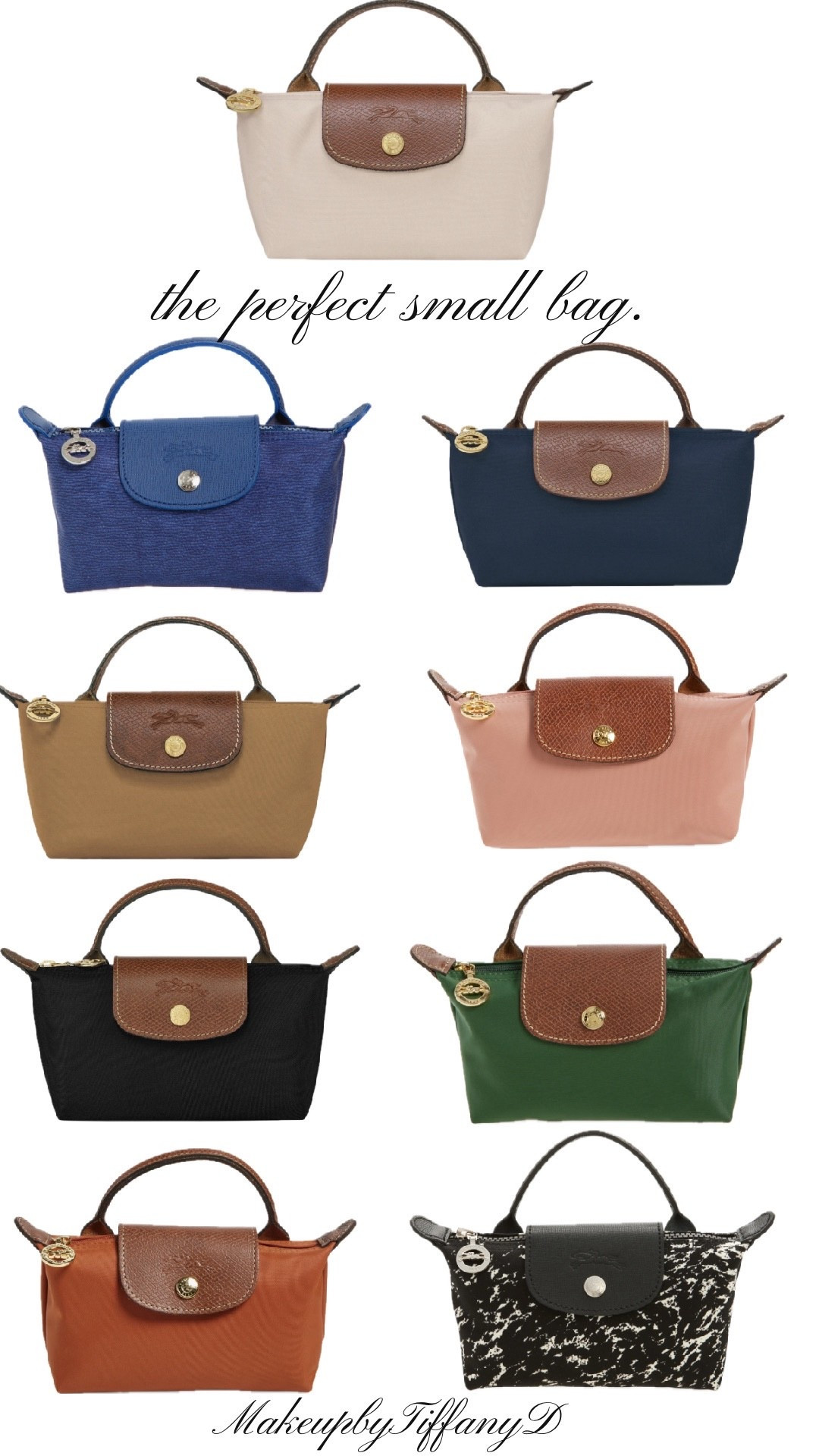 The perfect small bag. Great for a “bag in a bag” (mine goes with me everywhere) - ideal for holding smaller essentials within your larger bag or cosmetics. Comes in so many colors! I have the pink tea. These make the best gifts too! 

#LTKItBag