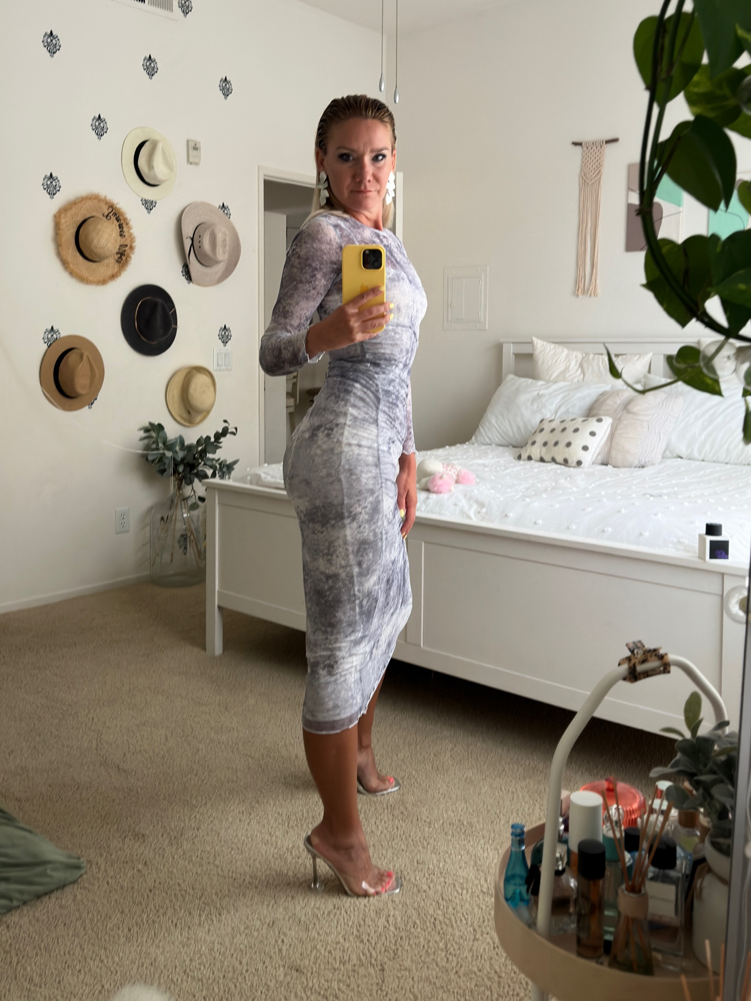 B-day party outfit with mesh bodycon dress 

#LTKHoliday