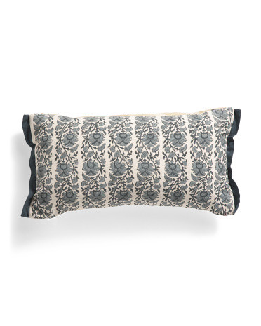 14x26 Block Print Pillow | TJ Maxx