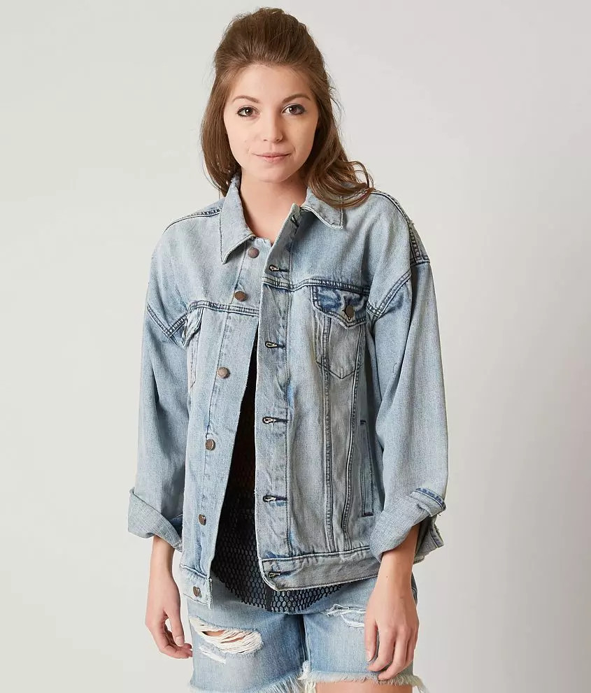 Free People Denim Trucker Jacket | Buckle