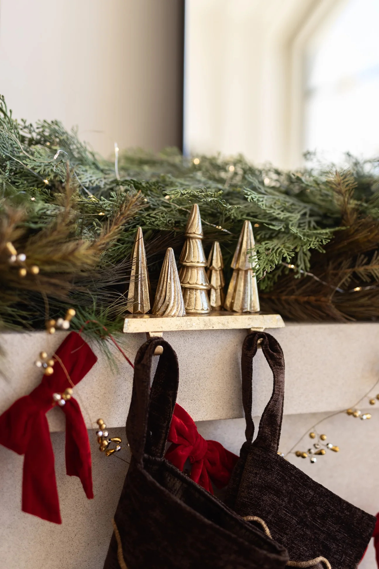 Christmas Tree Double Stocking Holder | THELIFESTYLEDCO