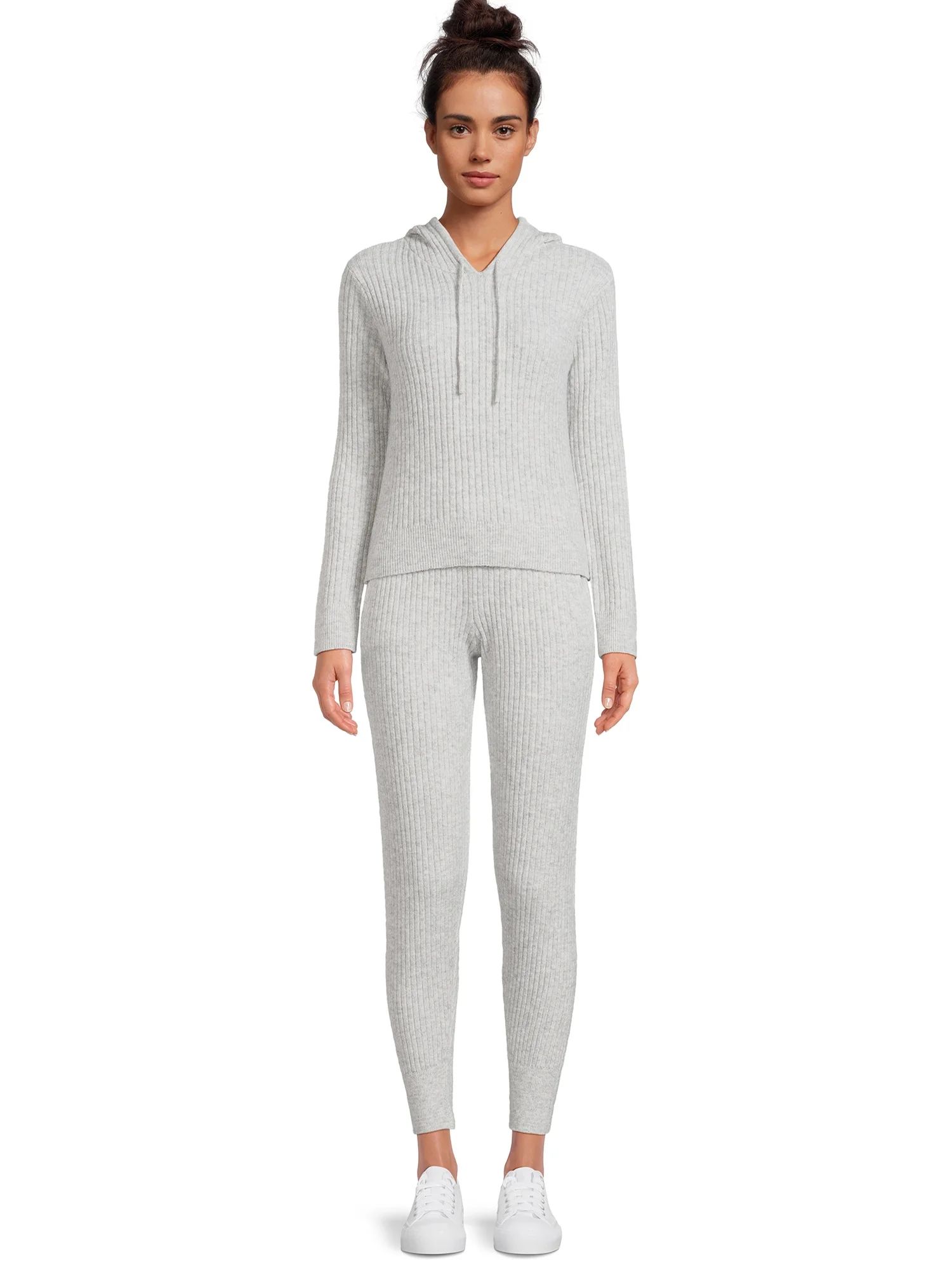 No Boundaries Juniors Hoodie and Joggers Sweater Set, 2-Piece, Sizes XS-3XL | Walmart (US)