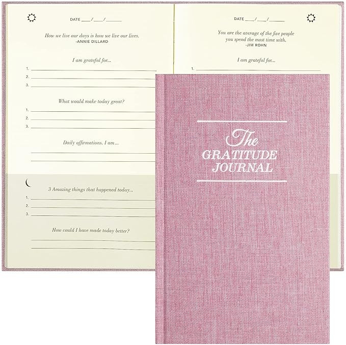 The Gratitude Journal, Manifestation Journal, Daily Journal with Prompts for Affirmation, Happine... | Amazon (US)