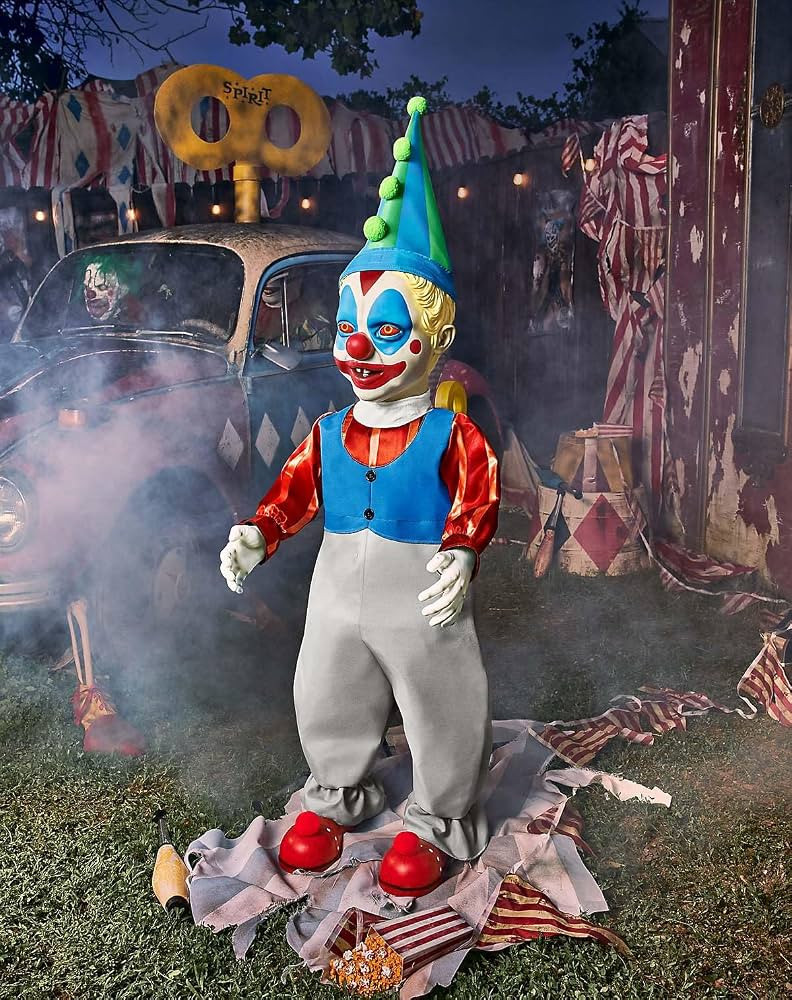 Spirit Halloween 4 Ft 10 In Wind-Up Wally Animatronic, Animated Decor, Multicolor | Amazon (US)