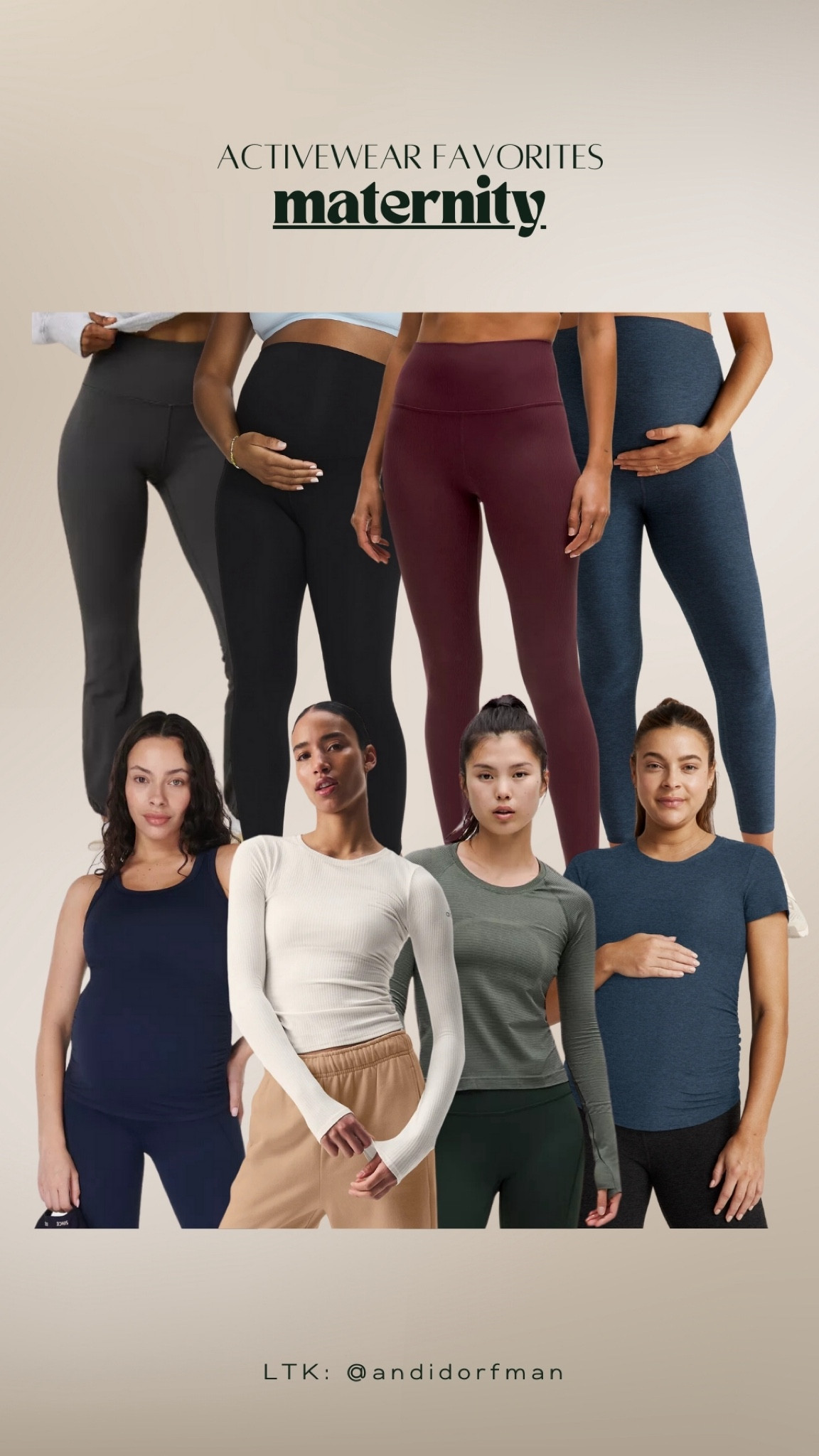 Maternity activewear! 

#LTKActive #LTKFitness #LTKBump