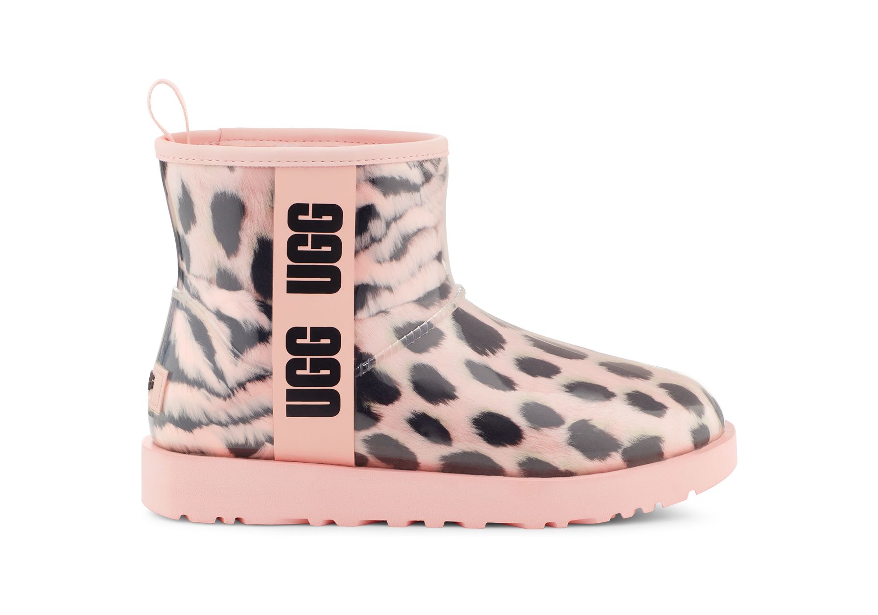 UGG Women's Classic Clear Mini Animalia Boots in Pink Scallop, Size 5 | UGG (US)