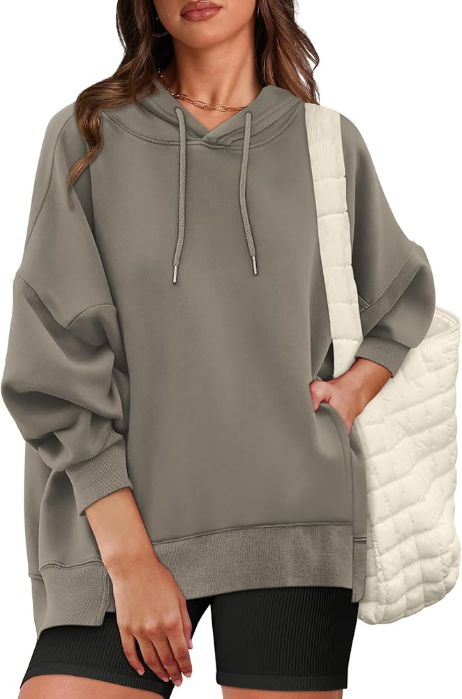 XIEERDUO Womens Oversized Hoodies Sweatshirt-Pullover Sweatshirts with Pockets Fall Outfits 2024 | Amazon (US)