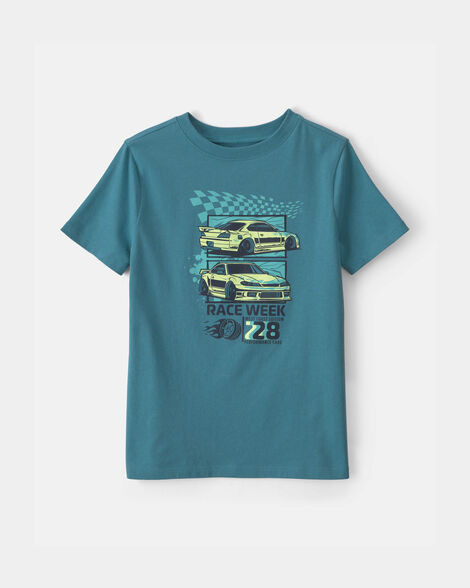 Boys Race Car Graphic Tee - Blue | Carter's Inc