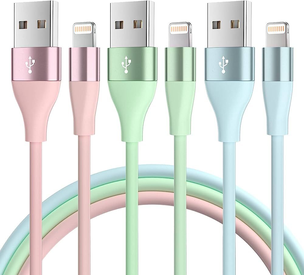 iPhone Charger [Apple MFi Certified] 3Pack 10FT Lightning Cable Fast Charging iPhone Charger Cord... | Amazon (US)