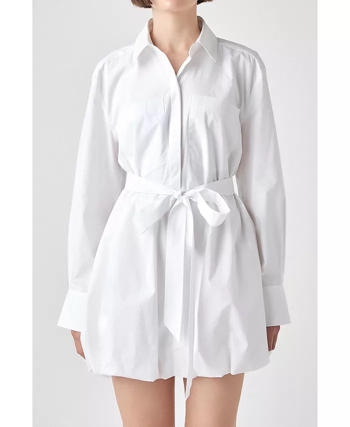 Grey Lab Women's Bubble Shirt Dress - Macy's | Macy's Canada