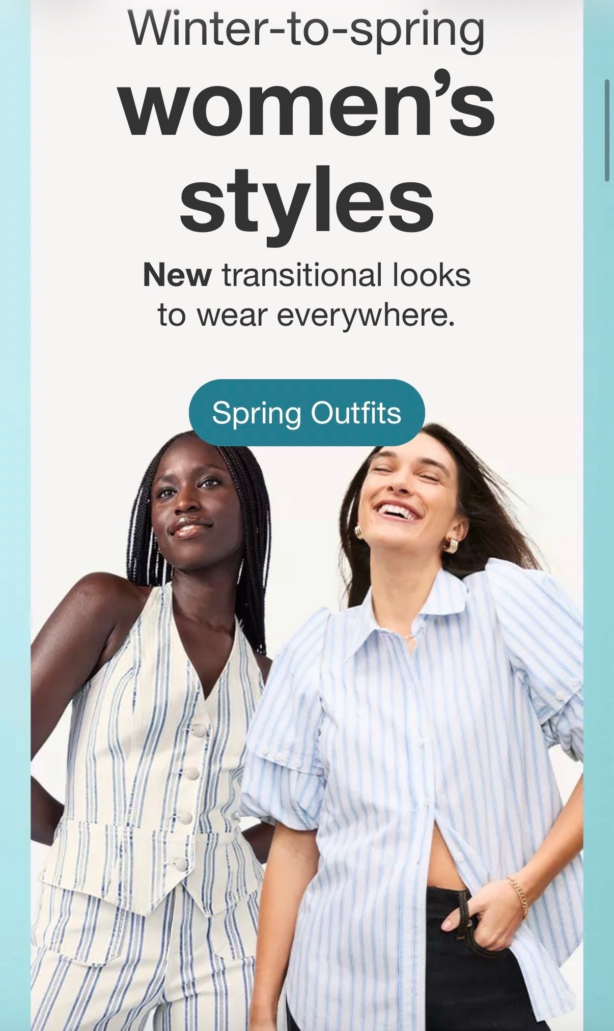 Target spring outfits are TOO good right now and I am obsessed. Cute, affordable, and perfect for everyday looks, brunch, and running around with my baby. This is my go to for easy spring style.

Shop all my Target spring outfits on my LTK.

#ShoppingWithPriiincesss #TargetStyle #SpringOutfits #LTKFashion #LTKStyle #AffordableFashion #EverydayStyle #OutfitInspo #SpringLooks #FashionFinds #ClosetRefresh #StyleInspo #TrendyLooks #AtlantaMom #Atlantamom #Atlantabloggers #Atlantablogger #AtlantaCreator #Atlantacontentcreators #Atlantacontentcreator

#LTKMothersDay #LTKSeasonal #LTKTravel

#LTKTravel #LTKSwim #LTKSeasonal