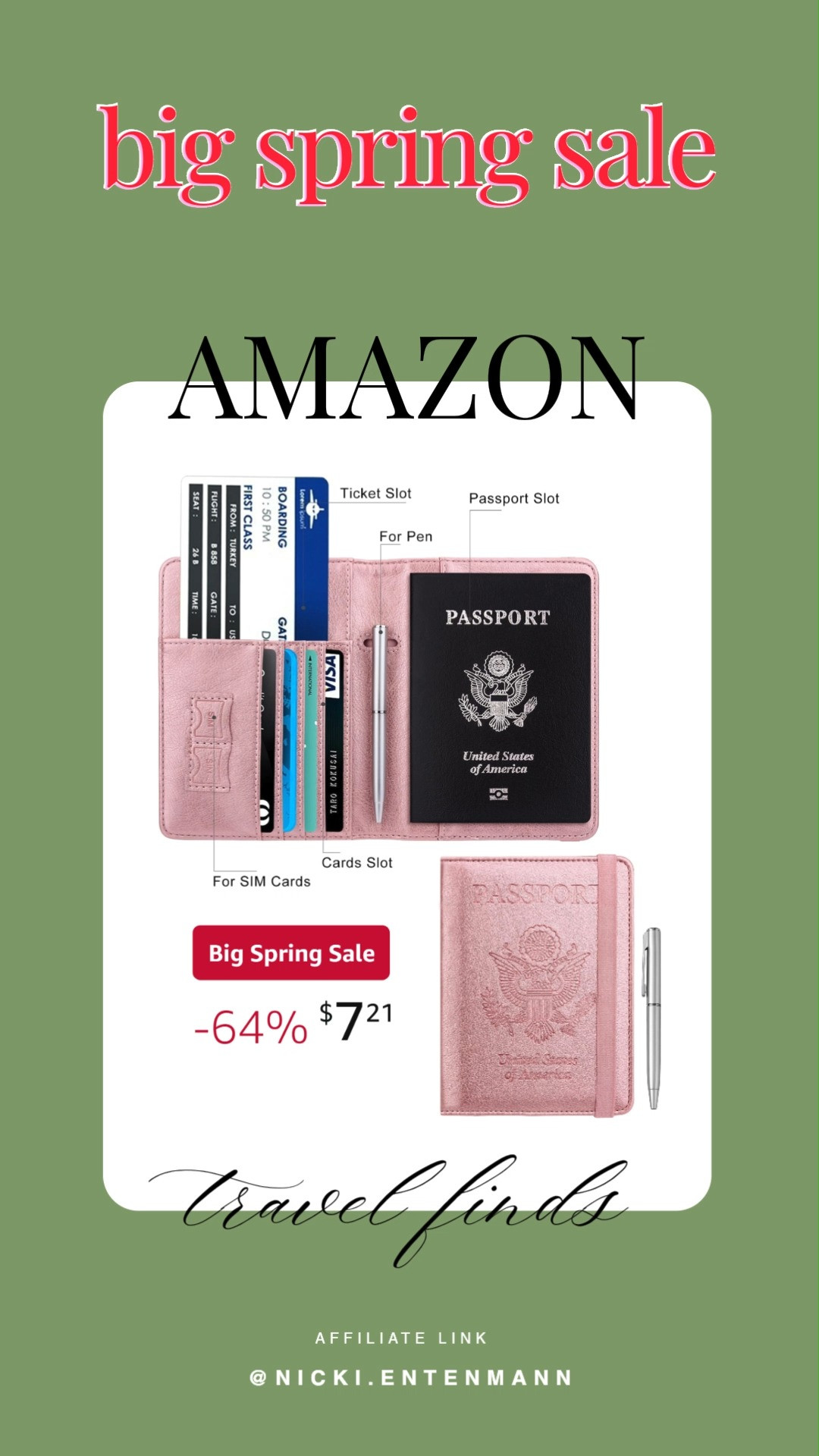 Passport holder for travel keeps your essentials safe while adding sleek style to every journey. Compact and practical, it makes organizing documents effortless wherever adventure takes you ✈️🌍👜  

#passportholder #travelaccessories #travelessentials #organization #luggageaccessories #travelgear #homeessentials #journeyready #moderntravel #travelstyle 

 #LTKdayinmylife #LTKSaleAlert #LTKTravel