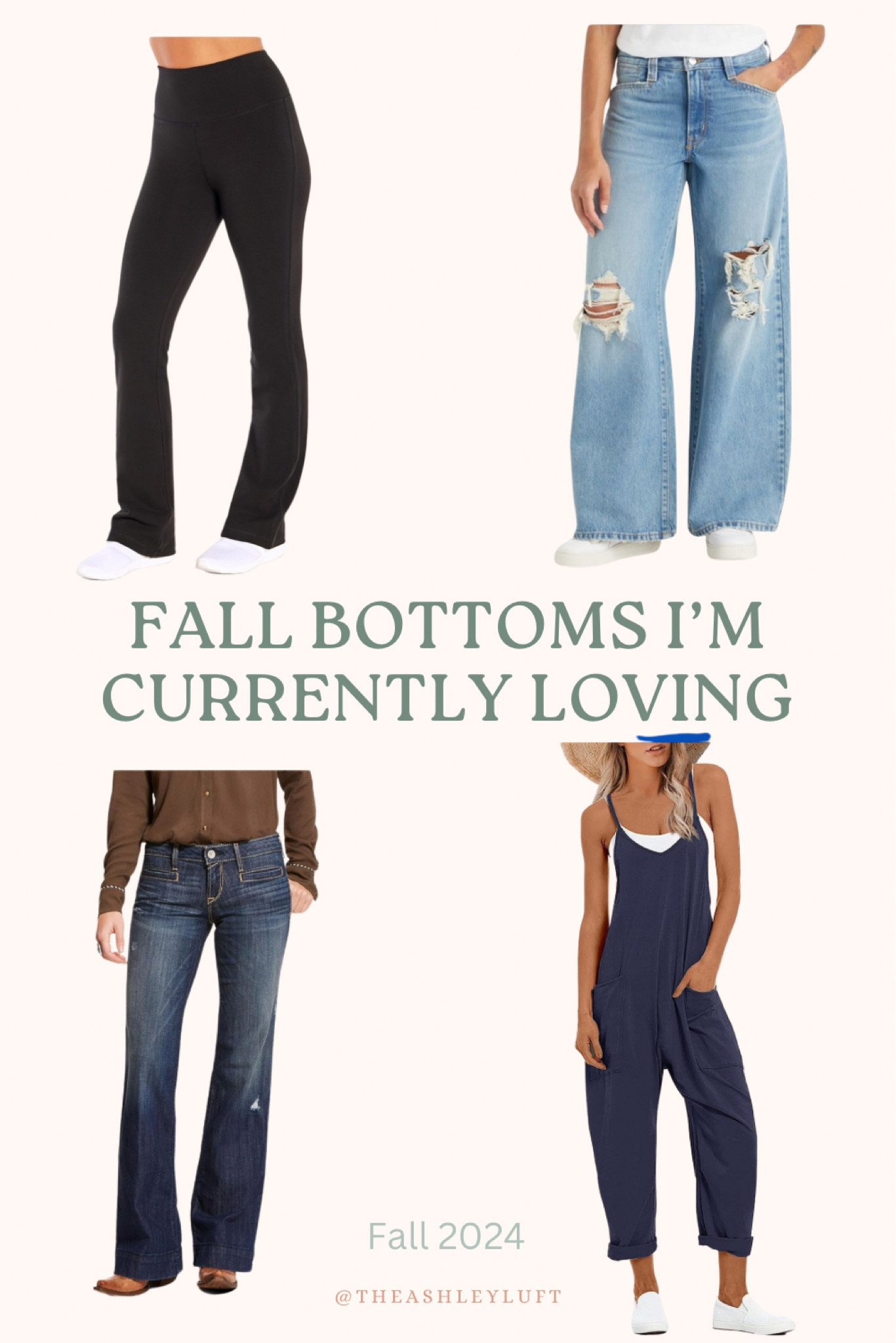 Fall bottoms you must have in your closet 

#LTKSeasonal #LTKMidsize #LTKStyleTip