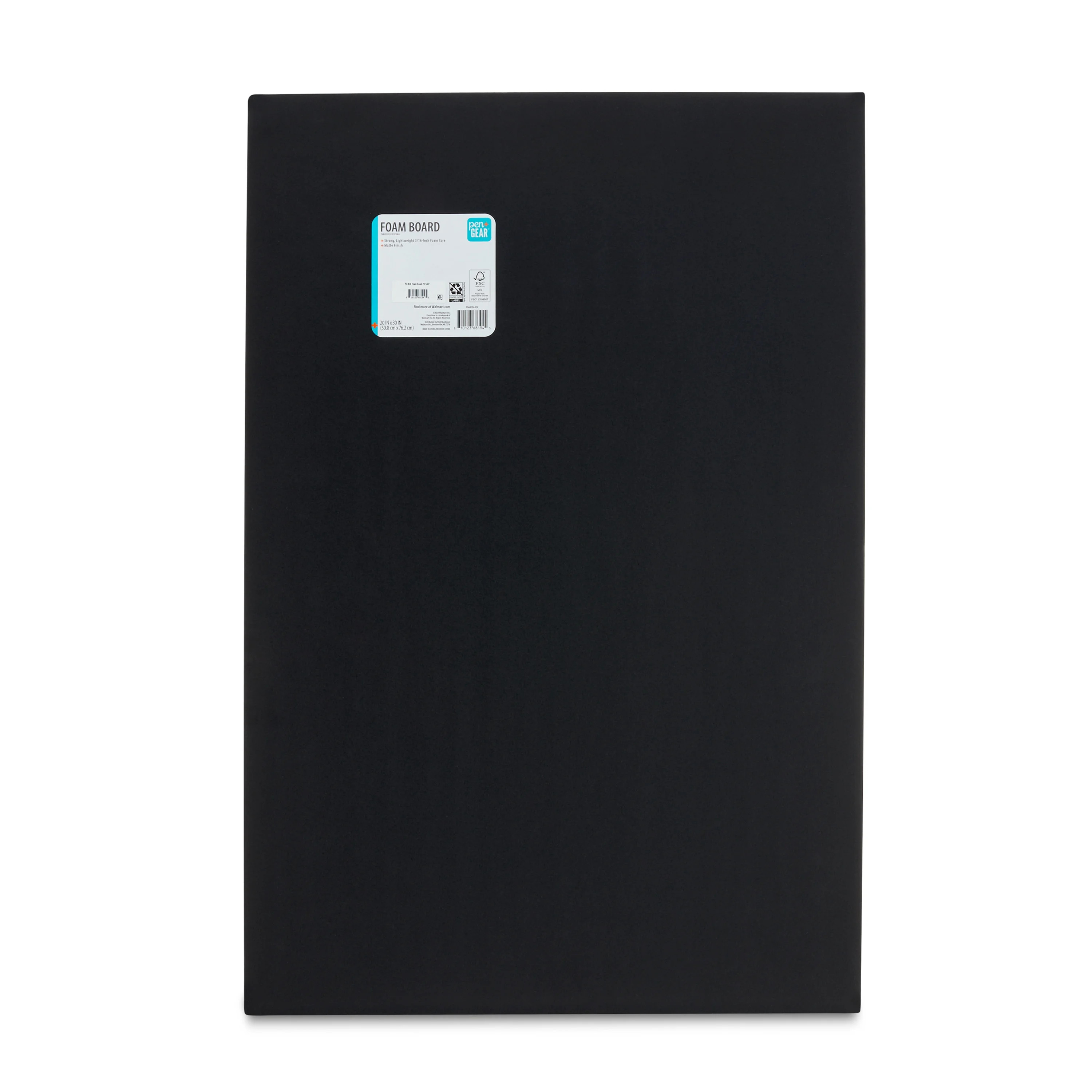 Pen+Gear Black Foam Board, 20" x 30" | Walmart (US)