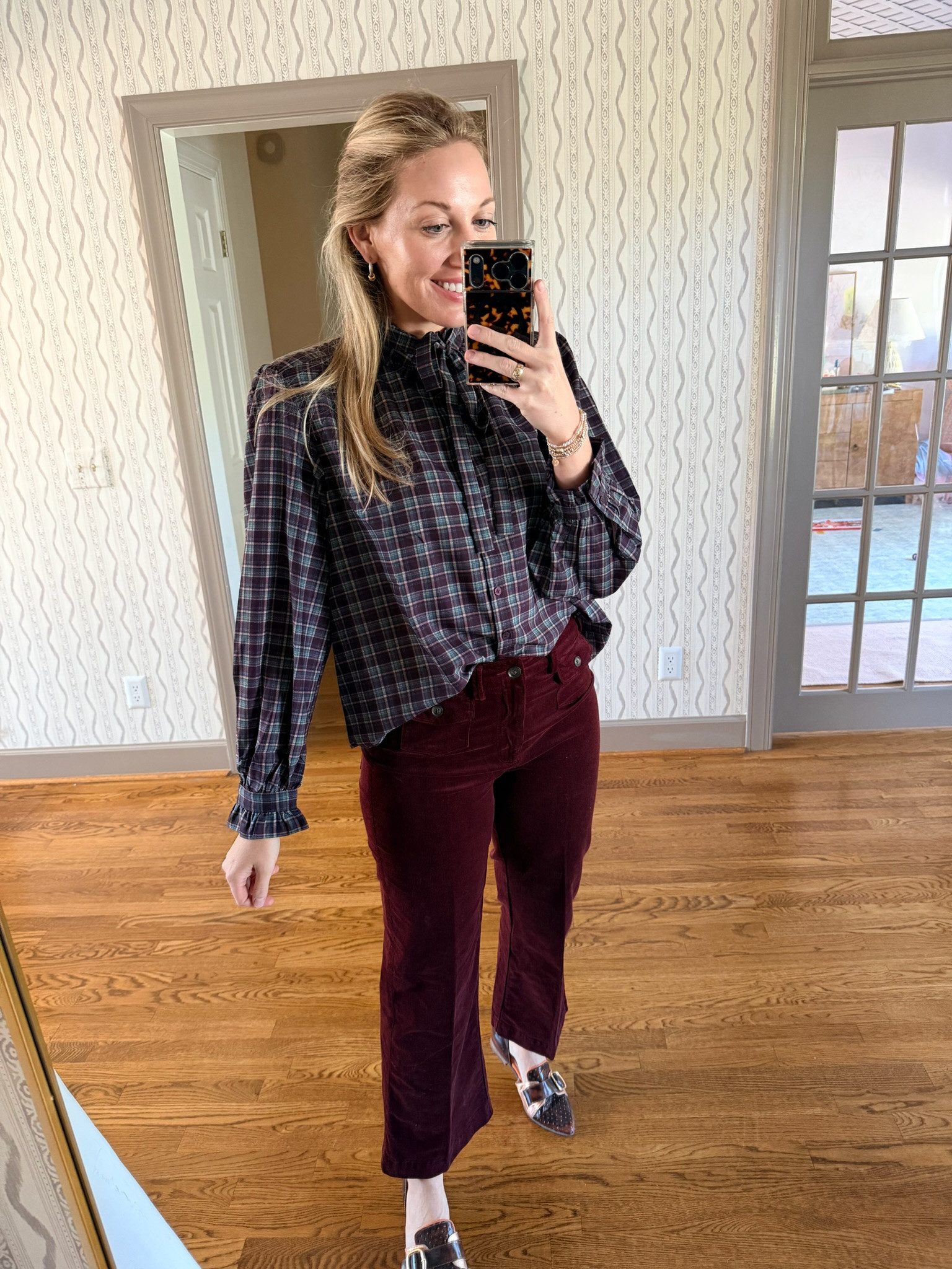 It's a jewel tone fall y'all! Loving these rich colors! I paid $230 for the Paige jeans but most sizes are below $70 today!!!! Go check them out!

Wearing a 28 in these jeans and a Medium in the top! 

 #LTKdayinmylife #LTKgrwm #LTKootd