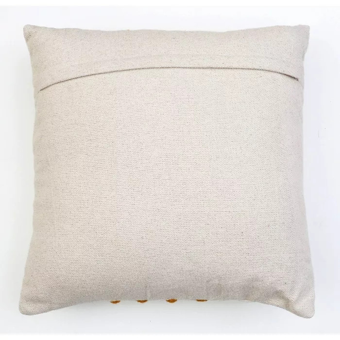 20"x20" Wanda Yarn Stitch Woven Cotton Pillow - Decor Therapy | Target