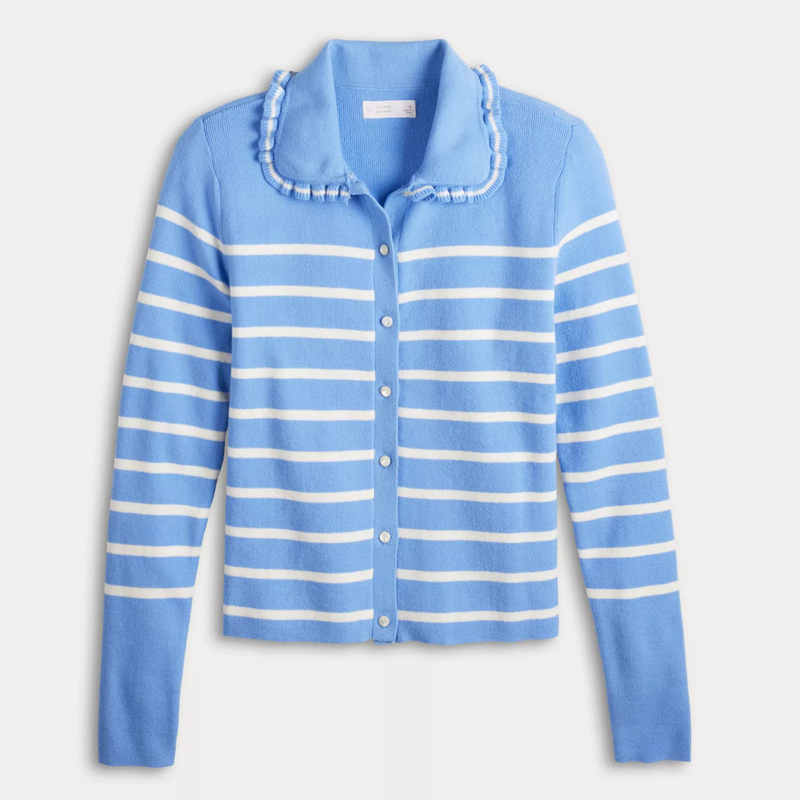 Women's LC Lauren Conrad Knitted Collared Cardigan | Kohl's