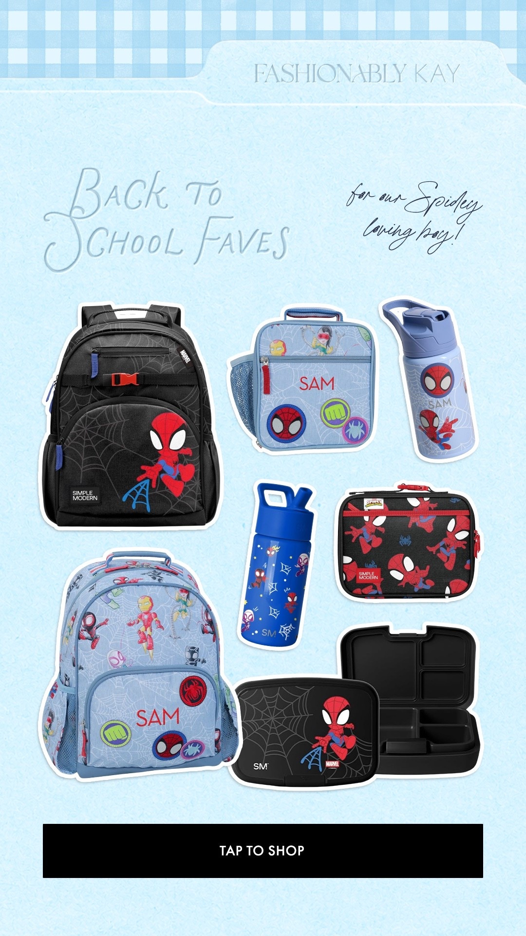 Back to school: Spidey edition ❤️deep in our Spidey phase!! So many cute backpacks & accessories for back to school! We grabbed the blue large backpack for kinder 😍

Spidey, Spiderman, pottery barn kids, Spidey and friends, Simple modern

#LTKmomlife #LTKKids #LTKSeasonal