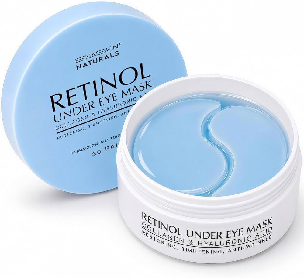 Enaskin Naturals Under Eye Patches for Puffy Eyes & Dark Circles 60 Patches | Amazon (US)