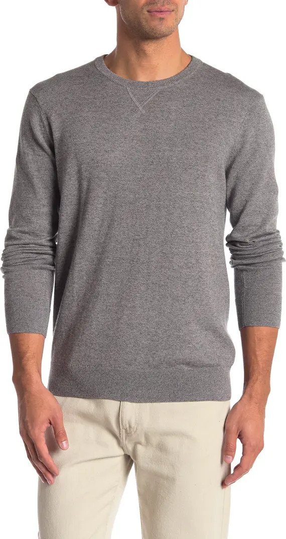 14th & Union Classic Cotton & Cashmere Crew Neck Sweater | Nordstromrack | Nordstrom Rack