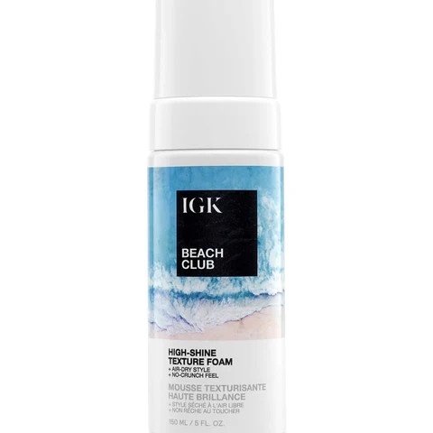 Beach Club High-Shine Texture Foam | IGK Hair