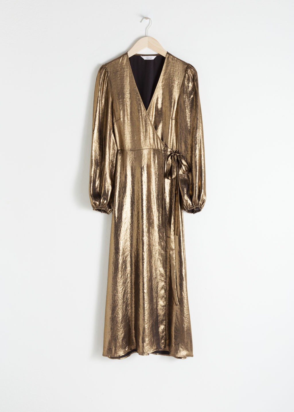 Metallic Satin Midi Dress | & Other Stories (EU + UK)